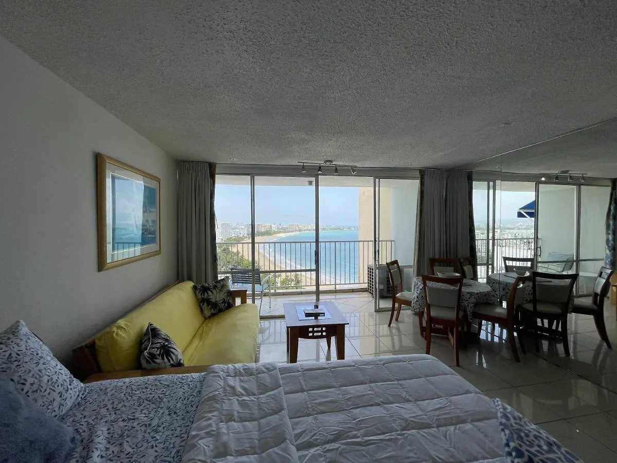 Lägenhet Tropical Studio At The Beach In Isla Verde San Juan